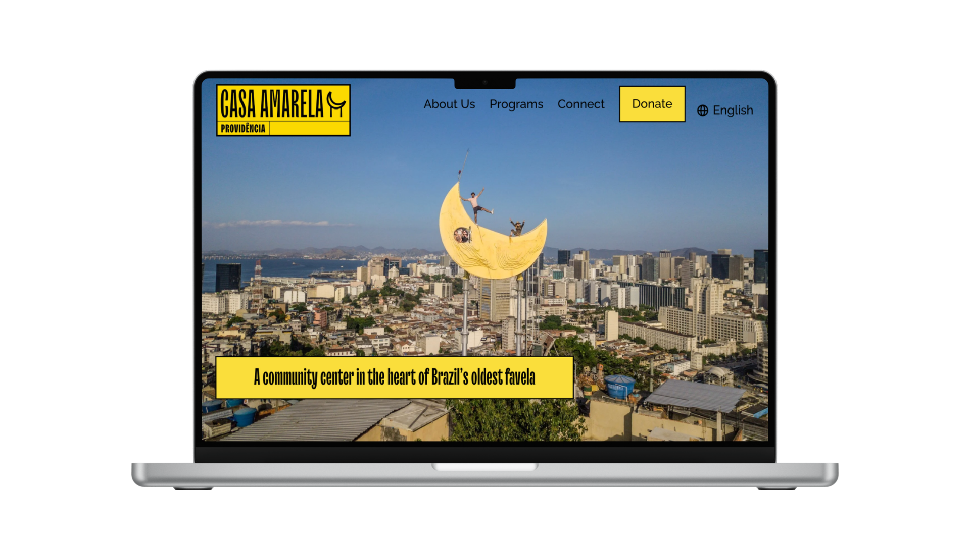 Casa Amarela — Website design